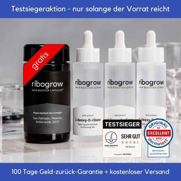 ribogrow Hair Booster Serum – Serum gegen erblich bedingten Haarausfall